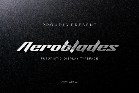 Aeroblades: A Display Typeface That Elevates Campaign Visuals