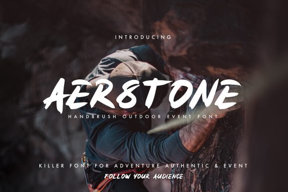 Aerstone: A Dynamic Display Font for Bold Marketing Visuals