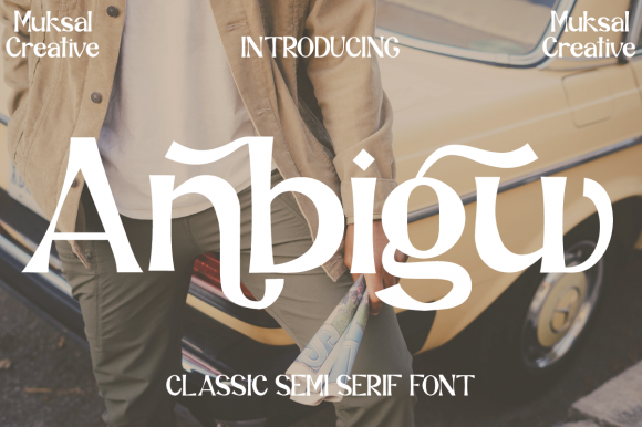 Anbigu: A Cool Display Font That Elevates Brand Designs