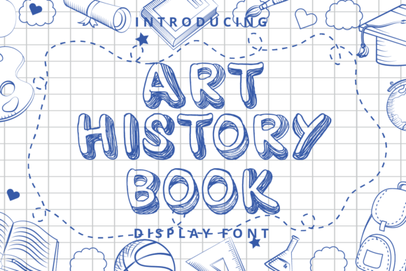 Art History Book: A Charming Display Font for Web Design Projects