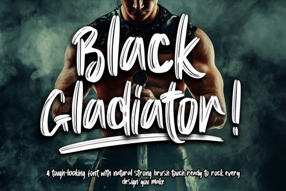Black Gladiator: A Bold Display Font for Dynamic Branding Projects