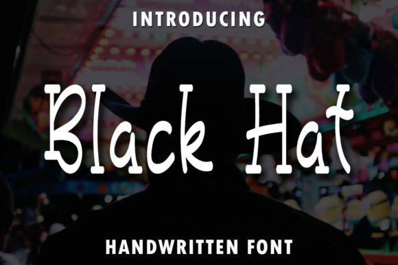 Black Hat: A Display Font That Turns Campaigns Into Visual Stories