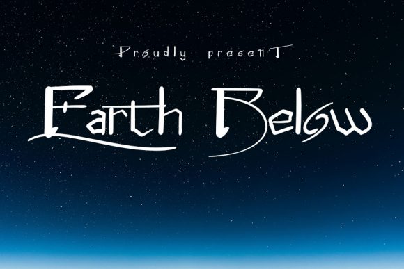Earth Below: A Designer’s Take on This Bold Display Font