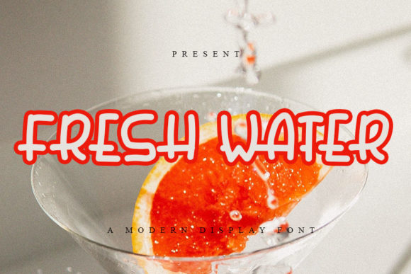 Fresh Water: A Display Font That Elevates Editorial Design
