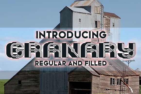 Granary: A Sharp Display Font for Impactful Marketing Design