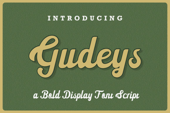 Gudeys: A Vintage-Inspired Display Font That Elevates Brand Identity