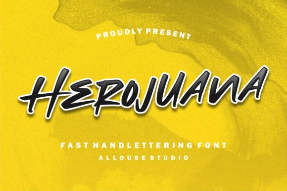 Herojuana: A Bold Display Font for Modern Web Design