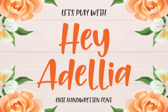 Hey Adellia: A Fresh Display Font for Web Designers and Digital Brands