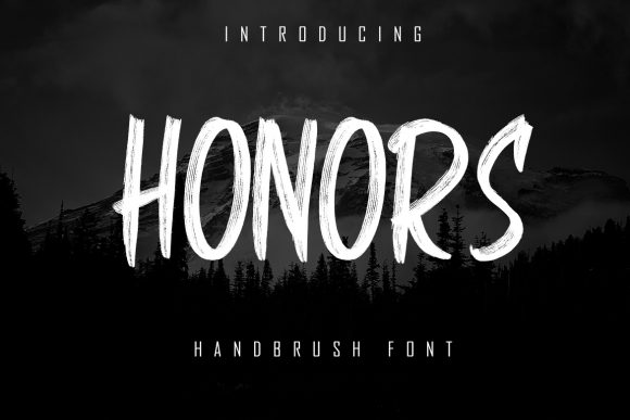 Honors: A Bold Display Font for Impactful Marketing Design