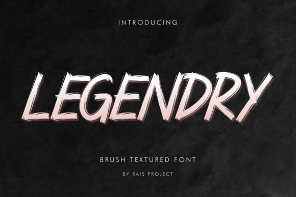 Legendry: A Cute Friendly Display Font for Youthful Brand Identities