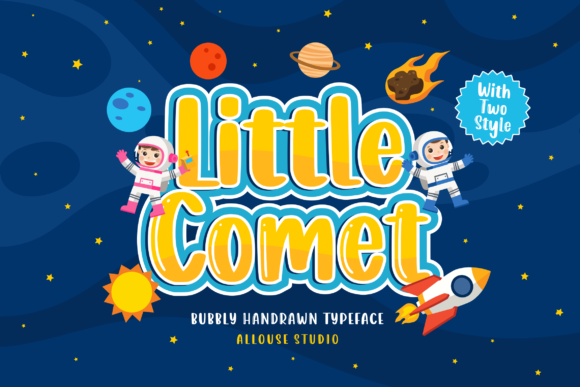 Little Comet: A Playful Display Font for Digital Designers