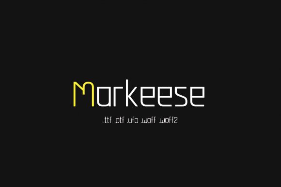 Markeese: A Sharp Display Font for Modern Branding Projects