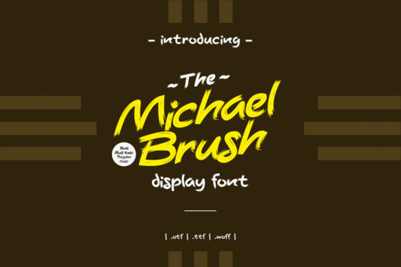 Michael Brush: A Display Font That Brings Personality to Small Business Branding