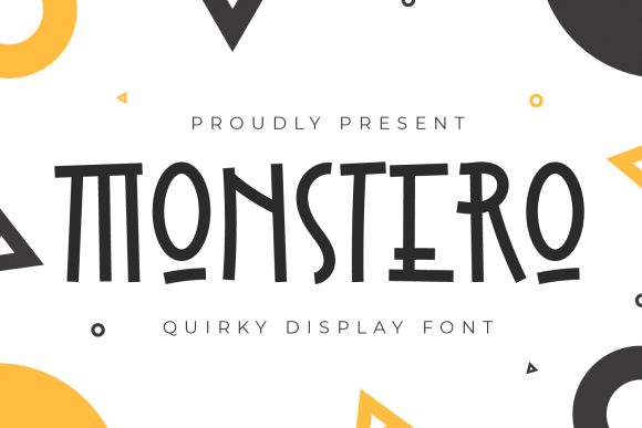 Monstero: A Quirky Display Font That Brings Personality to Editorial Design