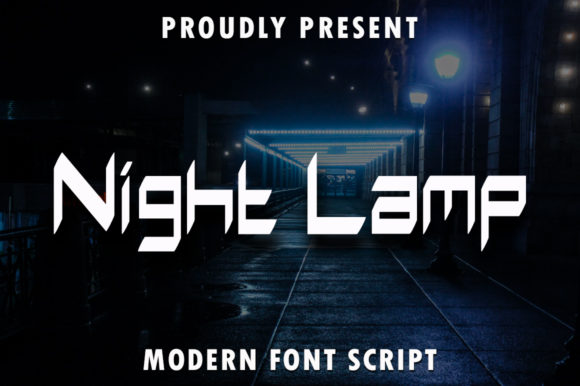 Night Lamp: A Modern Display Font for Bold Branding Projects
