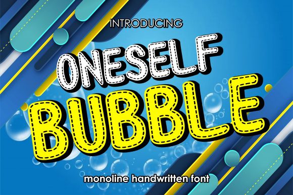 Oneself Bubble: A Playful Display Font for Modern Editorial Design
