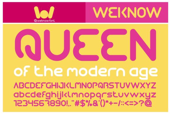 Queen of the Modern Age: A Futuristic Display Font That Elevates Campaign Visuals