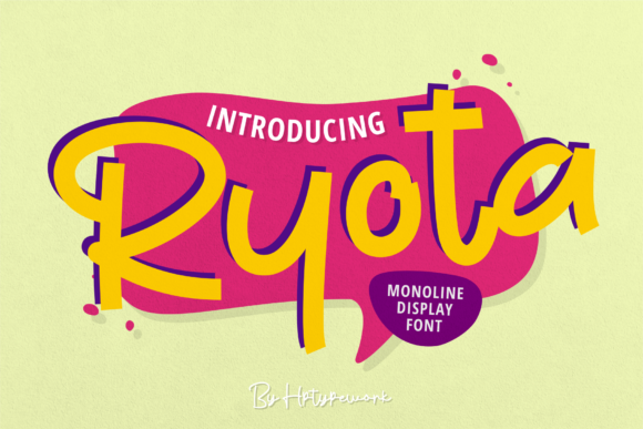 Ryota: A Modern Display Font for Creative Web Design Projects